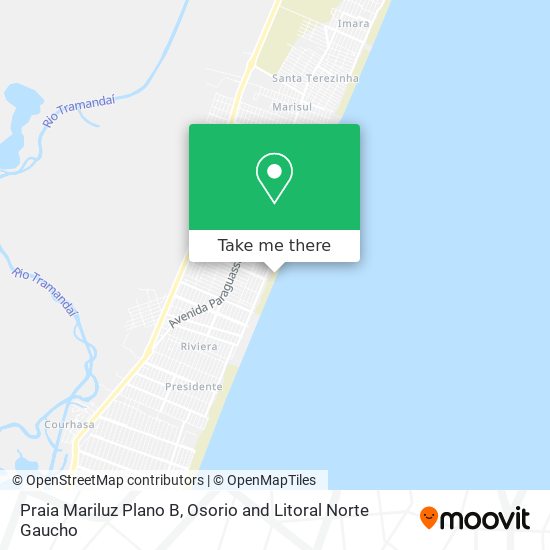 Praia Mariluz Plano B map