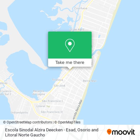 Escola Sinodal Alzira Deecken - Esad map