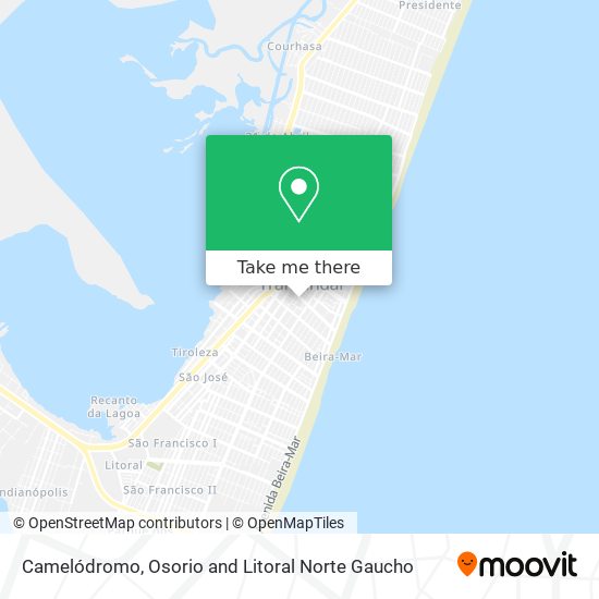 Camelódromo map