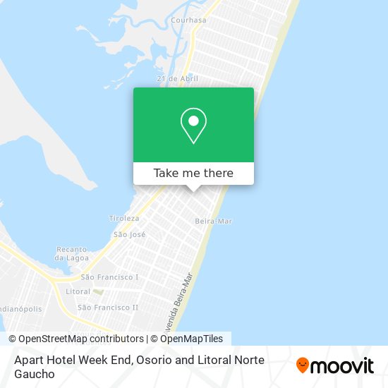 Apart Hotel Week End map