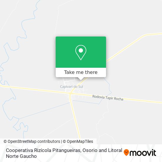 Cooperativa Rizícola Pitangueiras map