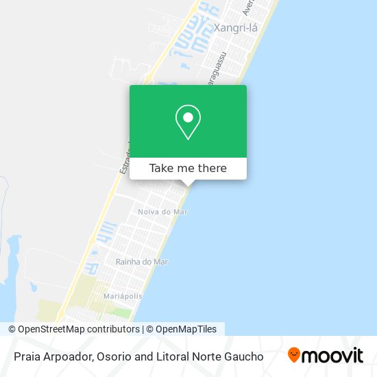 Praia Arpoador map