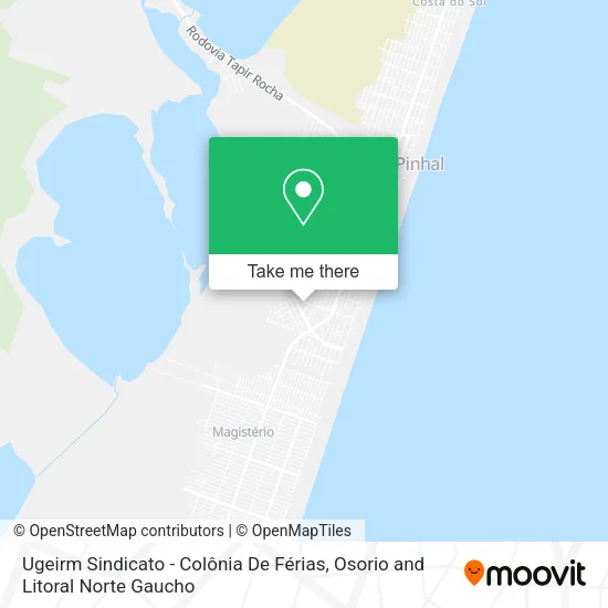 Ugeirm Sindicato - Colônia De Férias map