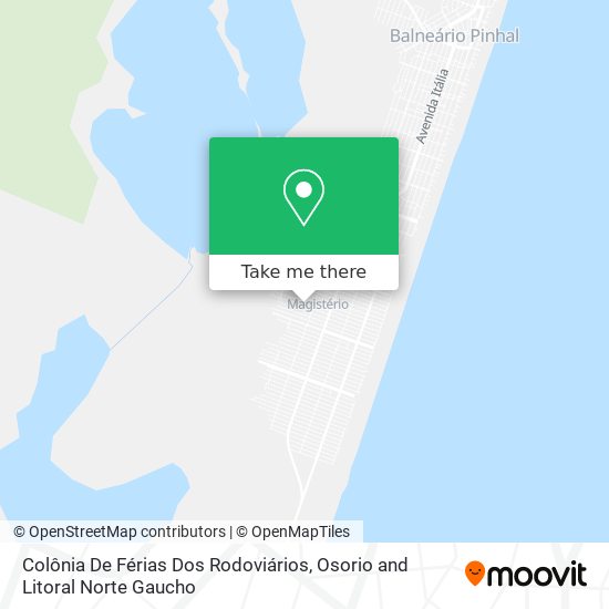 Colônia De Férias Dos Rodoviários map