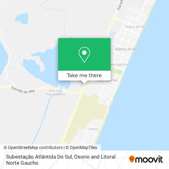 Subestação Atlântida Do Sul map