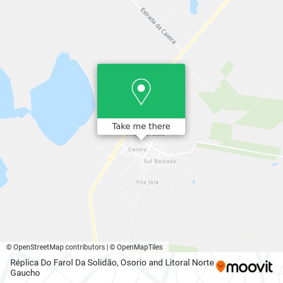 Réplica Do Farol Da Solidão map