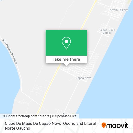 Clube De Mães De Capão Novo map
