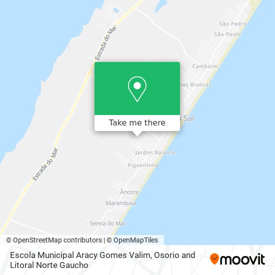 Escola Municipal Aracy Gomes Valim map
