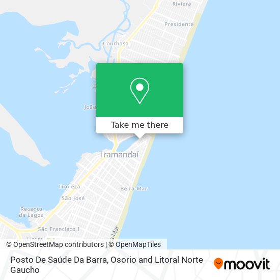 Posto De Saúde Da Barra map