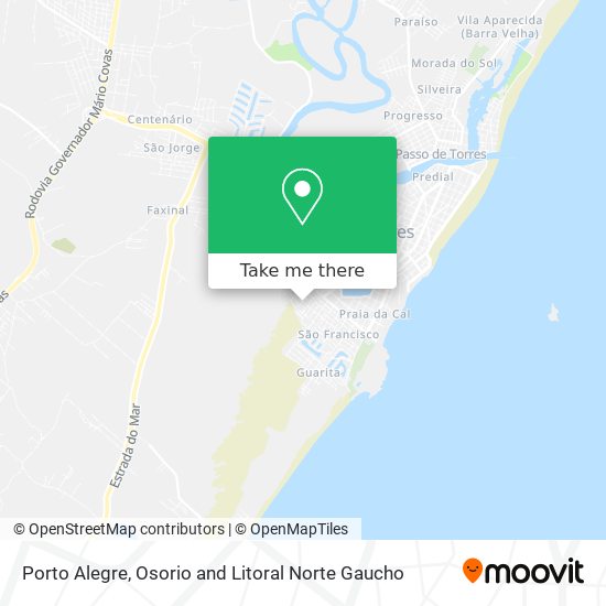 Porto Alegre map