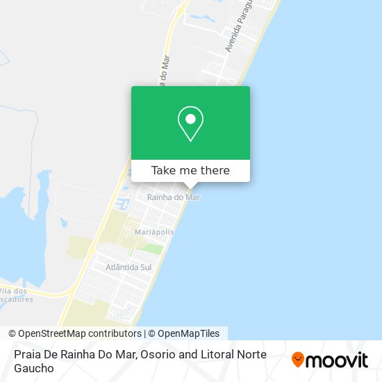 Praia De Rainha Do Mar map