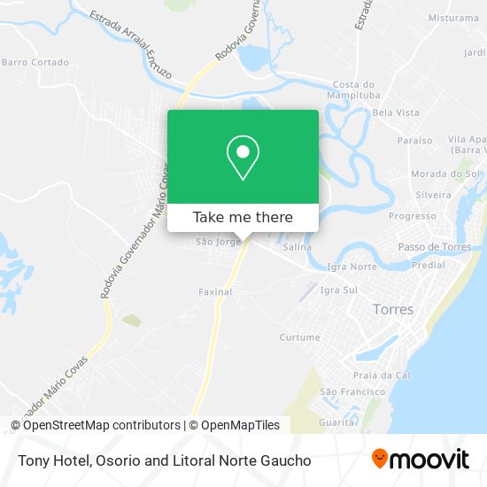 Tony Hotel map