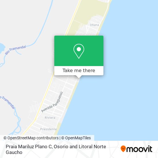Praia Mariluz Plano C map
