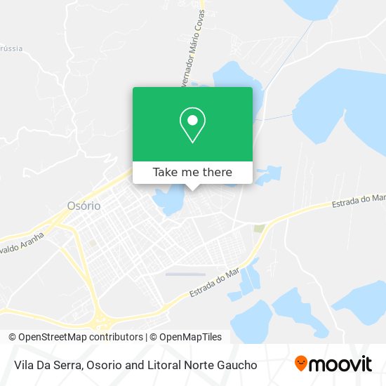 Vila Da Serra map