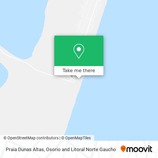 Praia Dunas Altas map