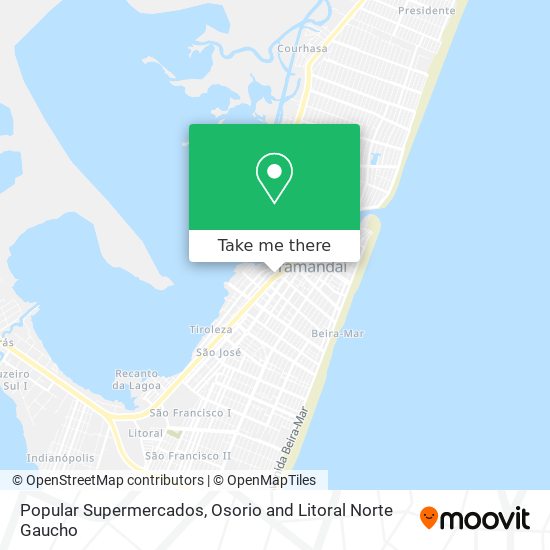 Popular Supermercados map