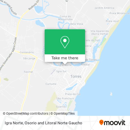 Igra Norte map