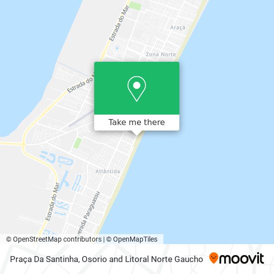 Praça Da Santinha map