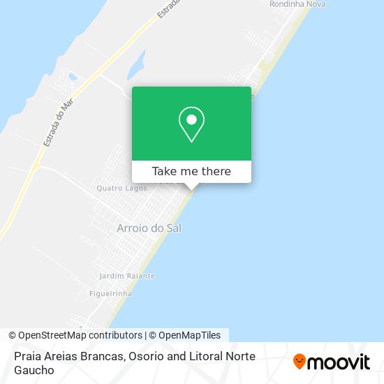 Praia Areias Brancas map