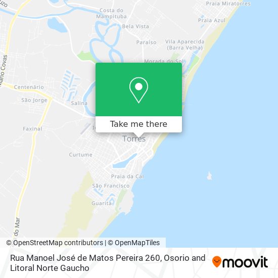 Rua Manoel José de Matos Pereira 260 map