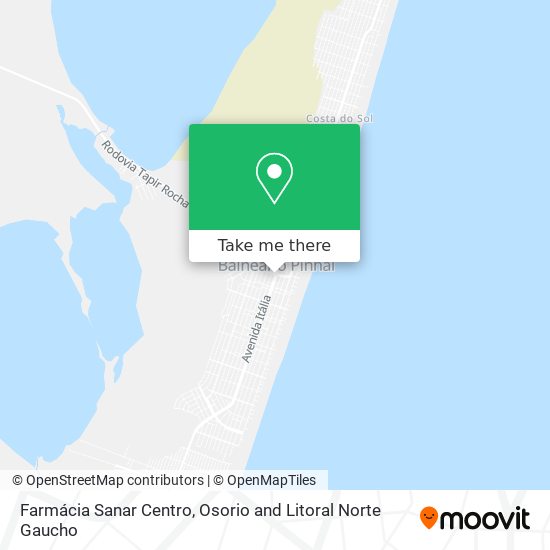 Farmácia Sanar Centro map