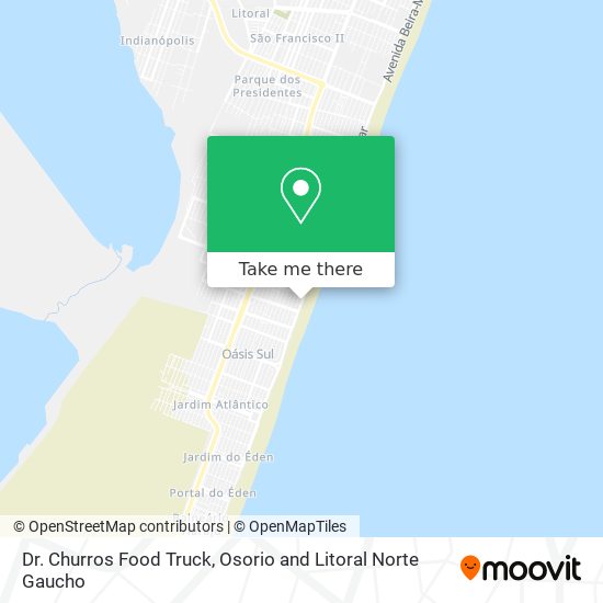 Dr. Churros Food Truck map