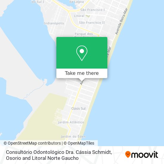 Consultório Odontológico Dra. Cássia Schmidt map