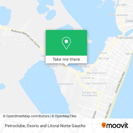 Petroclube map