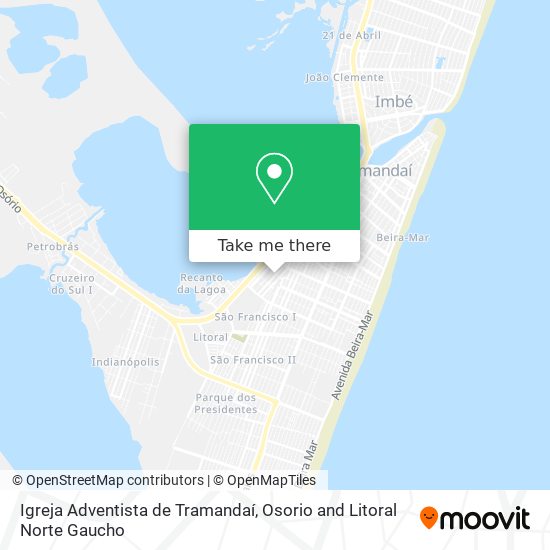 Igreja Adventista de Tramandaí map