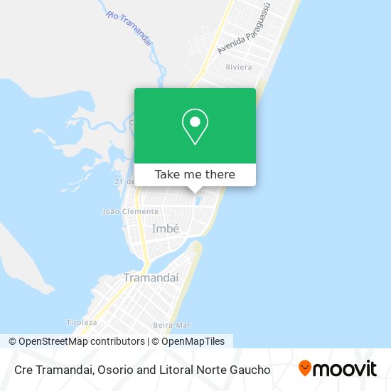 Cre Tramandai map