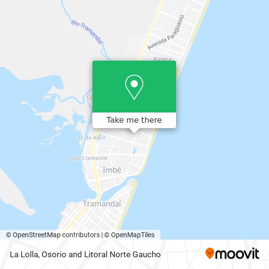 La Lolla map