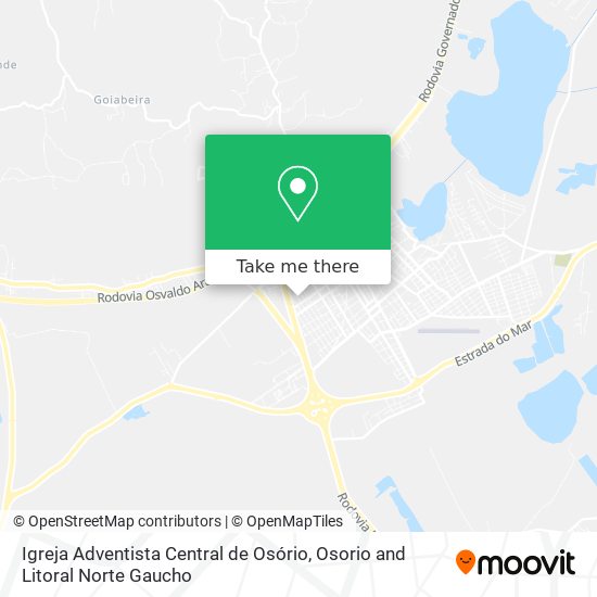 Igreja Adventista Central de Osório map