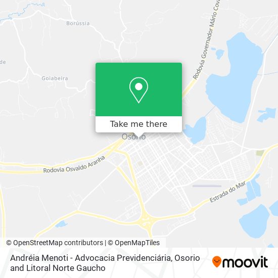 Andréia Menoti - Advocacia Previdenciária map