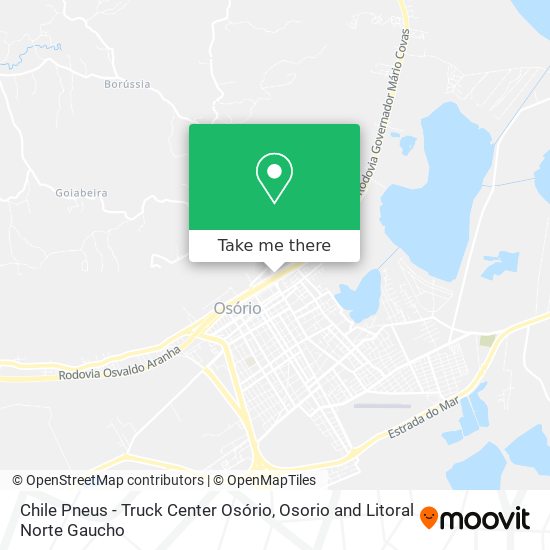 Chile Pneus - Truck Center Osório map
