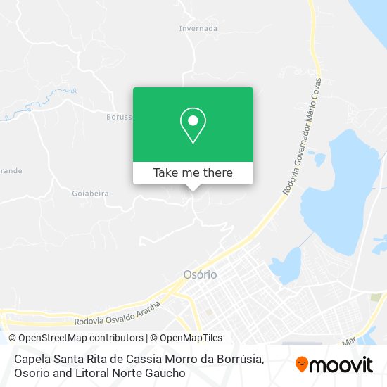 Capela Santa Rita de Cassia Morro da Borrúsia map