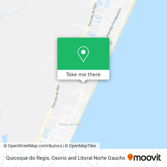 Quiosque do Regis map
