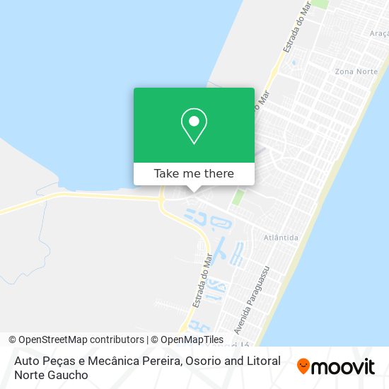 Mapa Auto Peças e Mecânica Pereira