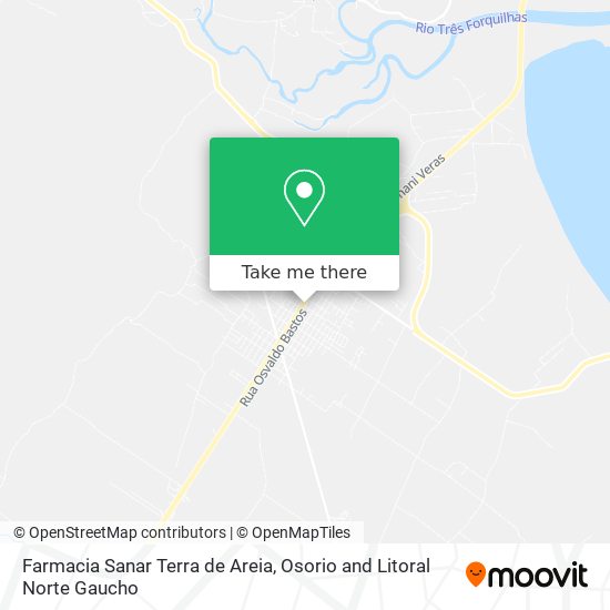 Farmacia Sanar Terra de Areia map