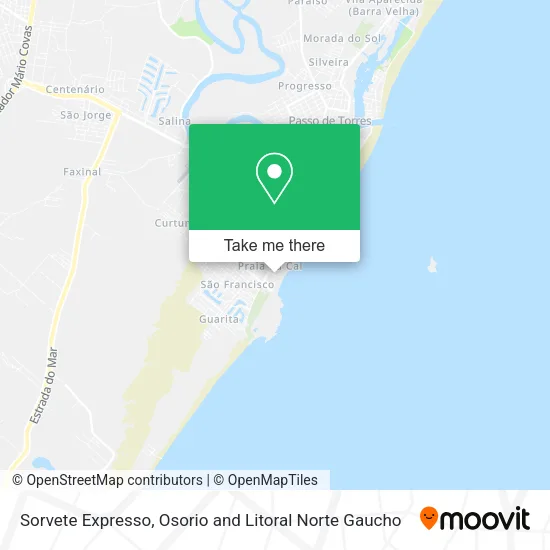 Sorvete Expresso map