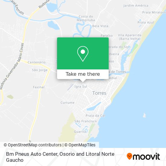 Bm Pneus Auto Center map