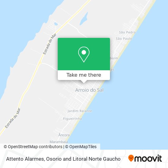 Attento Alarmes map