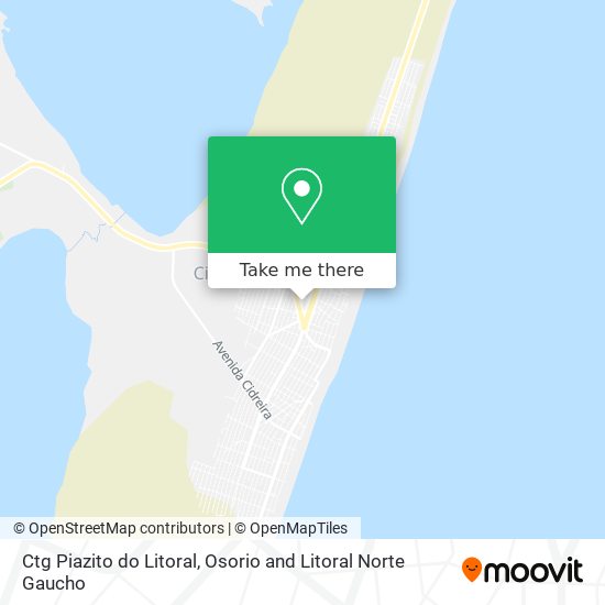 Ctg Piazito do Litoral map