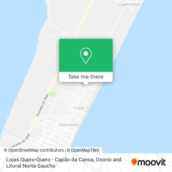 Lojas Quero-Quero - Capão da Canoa map