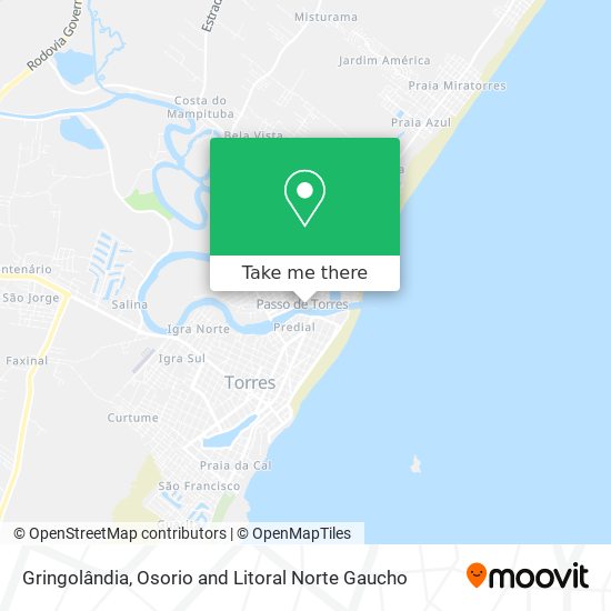 Gringolândia map