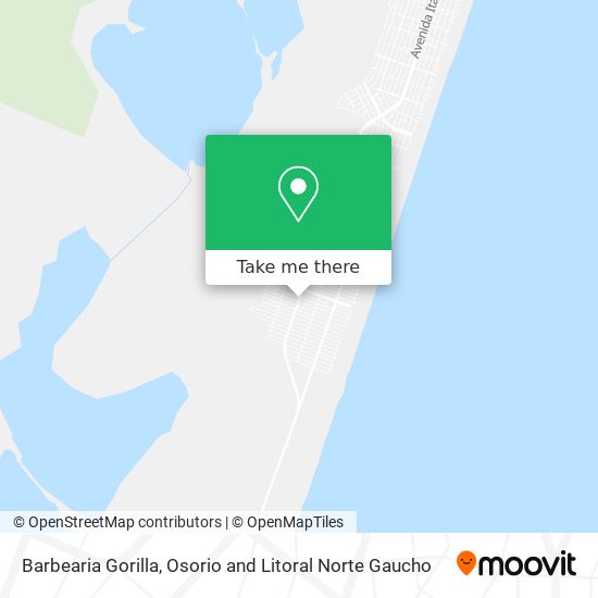 Barbearia Gorilla map