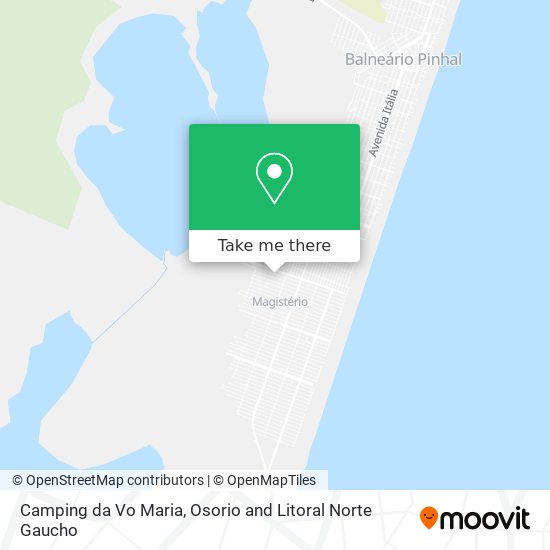 Camping da Vo Maria map