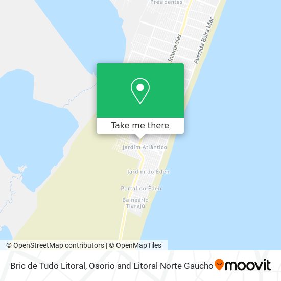 Bric de Tudo Litoral map
