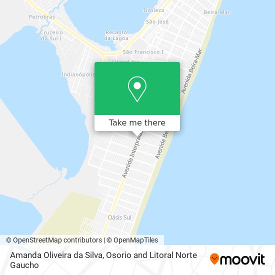 Amanda Oliveira da Silva map