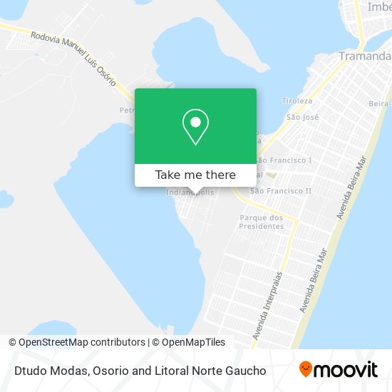 Dtudo Modas map