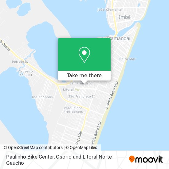 Paulinho Bike Center map